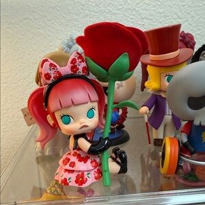 Flower Molly “Red Rose Fiery Heart”- Pink & Red gorgeous! Sealed in bag